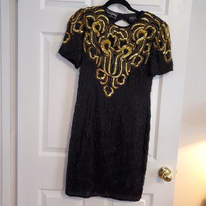 Vintage beaded cocktail dress